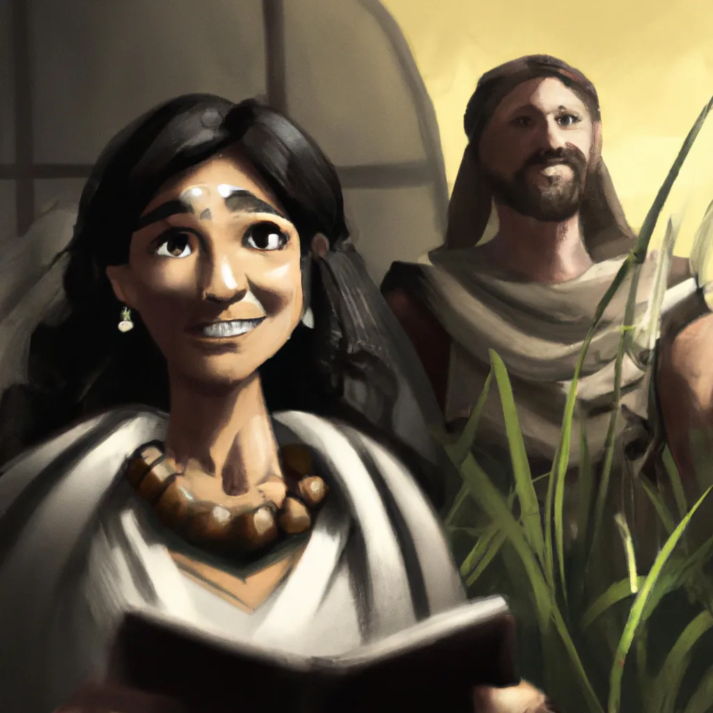 Personagem da Biblia Debora e Baraque